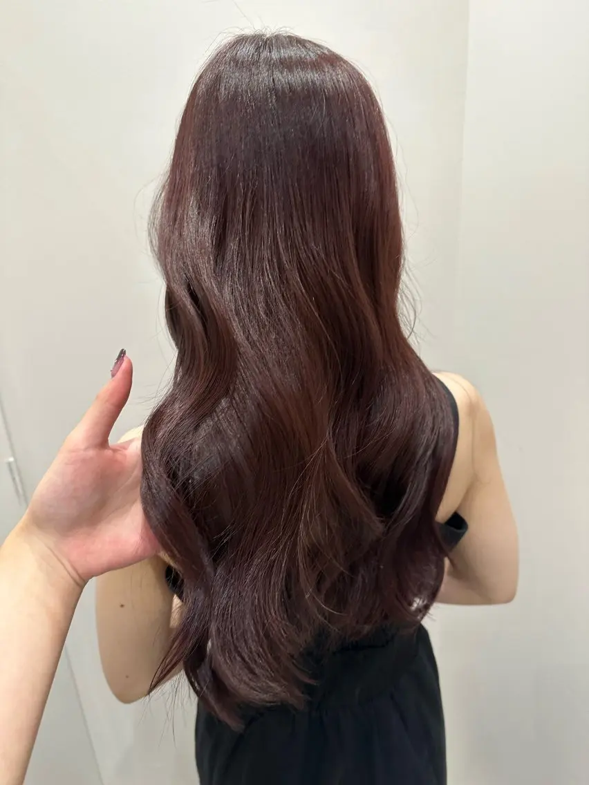 ロング カラー 🍓韓国ヘア レイヤ ーカット🍓笠原 葵のヘアスタイル