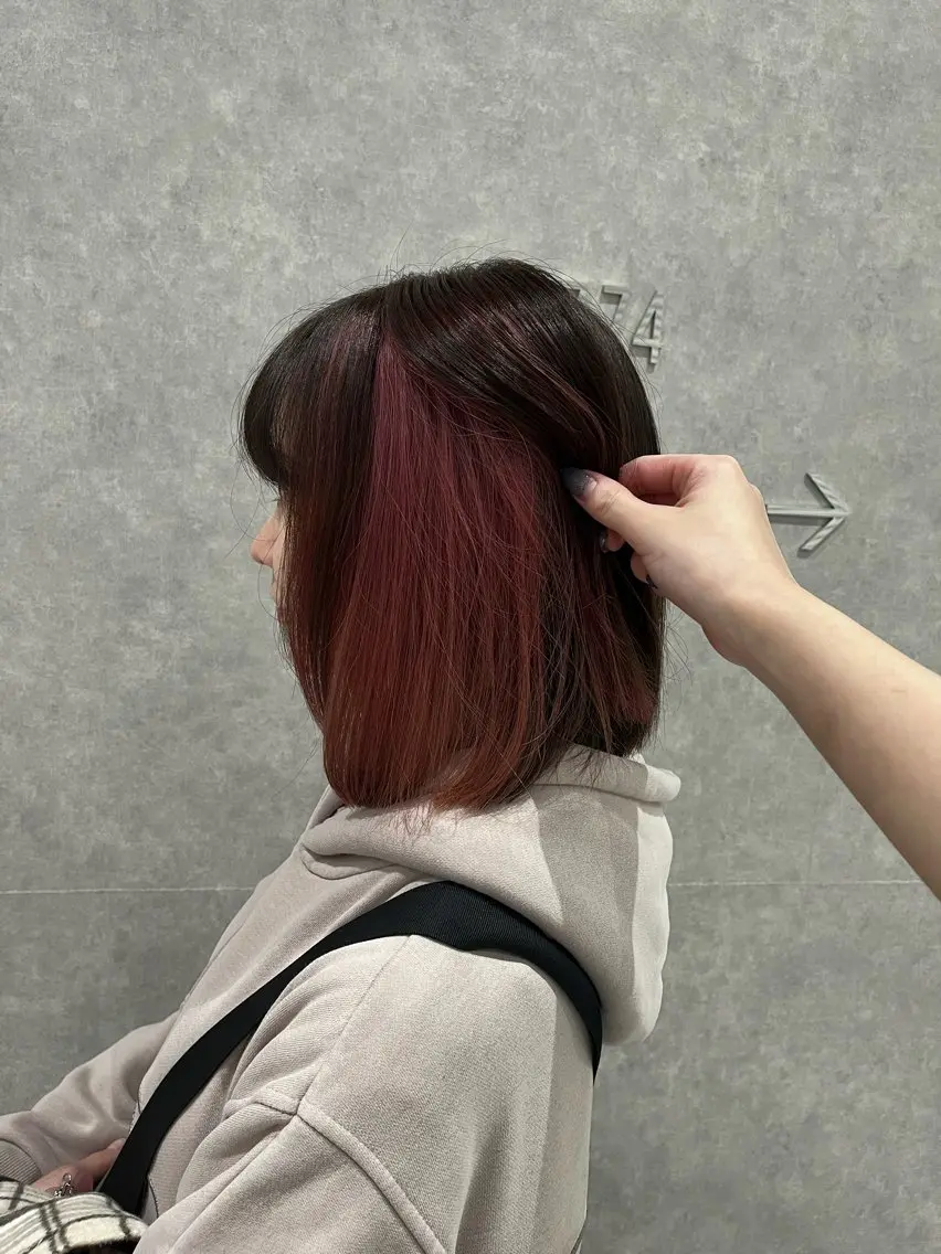 カラー ブリーチ Yuina hair774徳山店のヘアスタイル