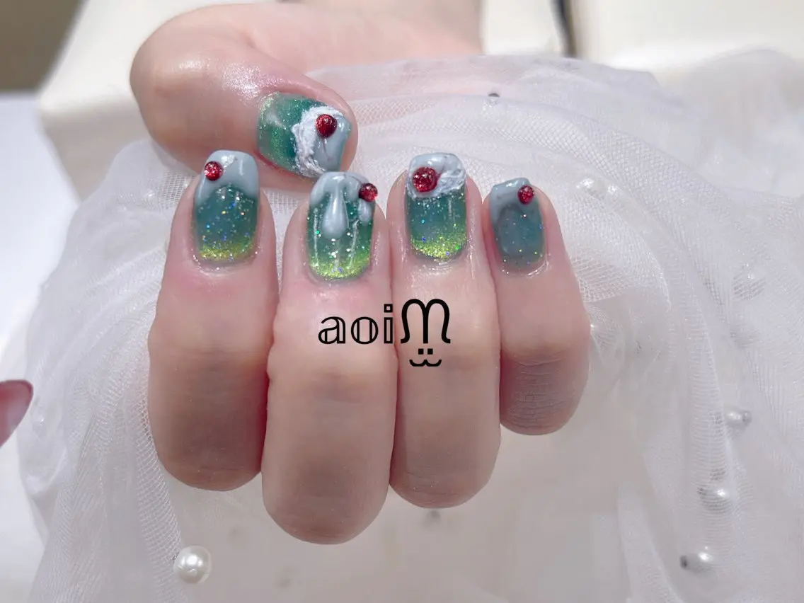 ネイル 葵うさぎ AIのネイルデザイン