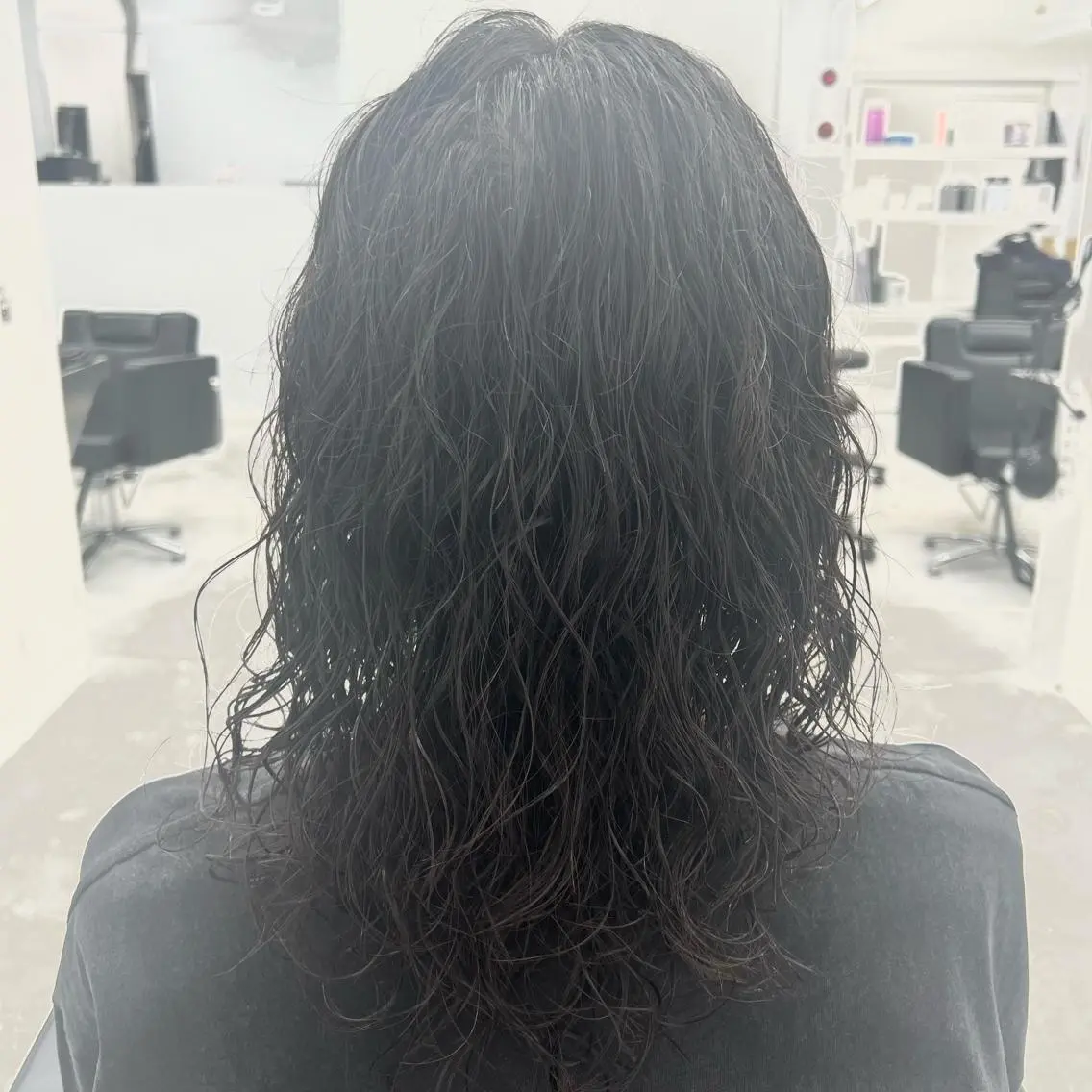 ロング パーマ メンズ ヘアカラー 柏メンズカットパーマ NO.1タイチのヘアスタイル