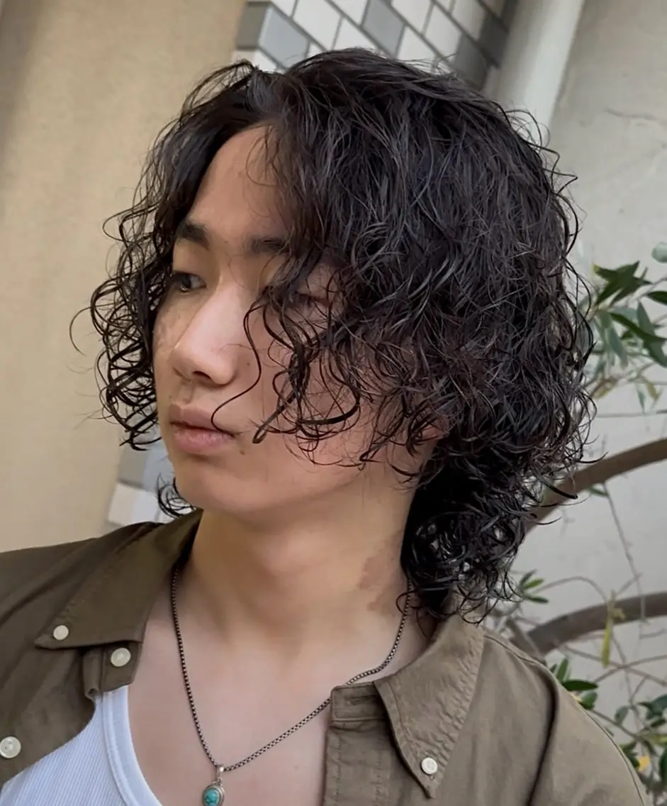 パーマ メンズ メンズパーマ カット パーマ 年間2000名担当◎ パーマ職人/仲原佑樹のヘアスタイル