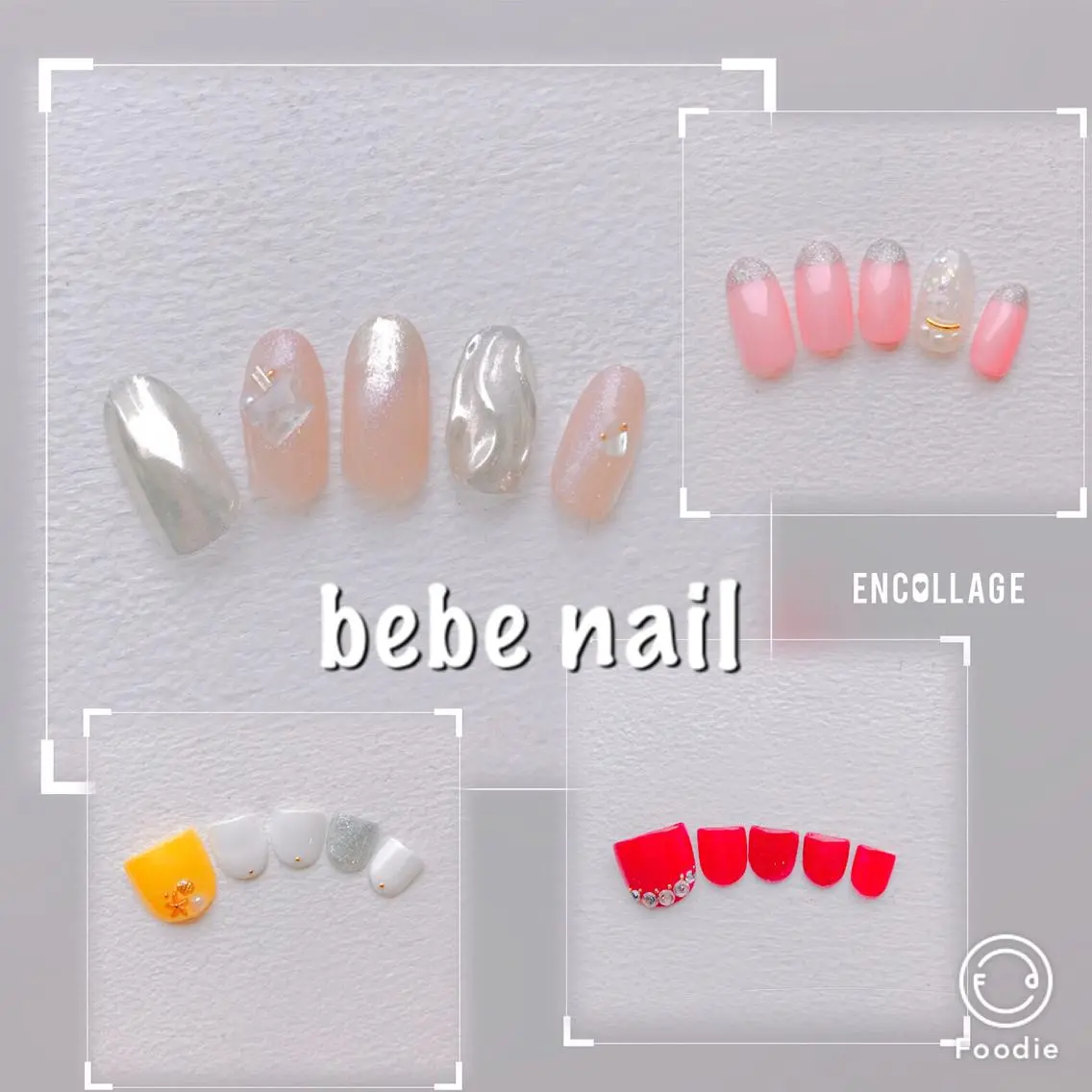 ネイル フットネイル ジェルネイル ニュアンスネイル パラジェル Ann nailのネイルデザイン