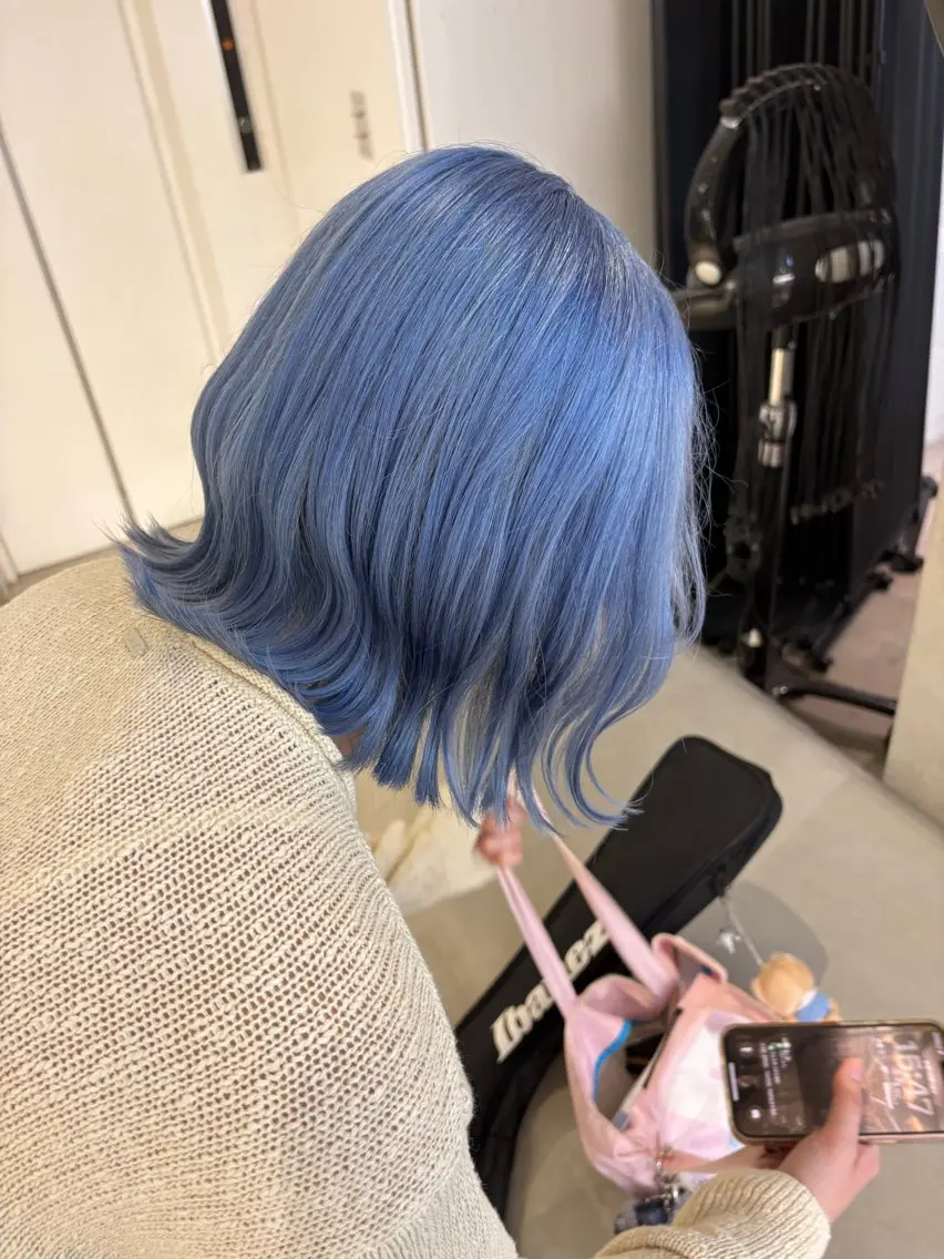 ミディアム ヘアカラー こまき/ 透明感カラー🫧💭のヘアスタイル
