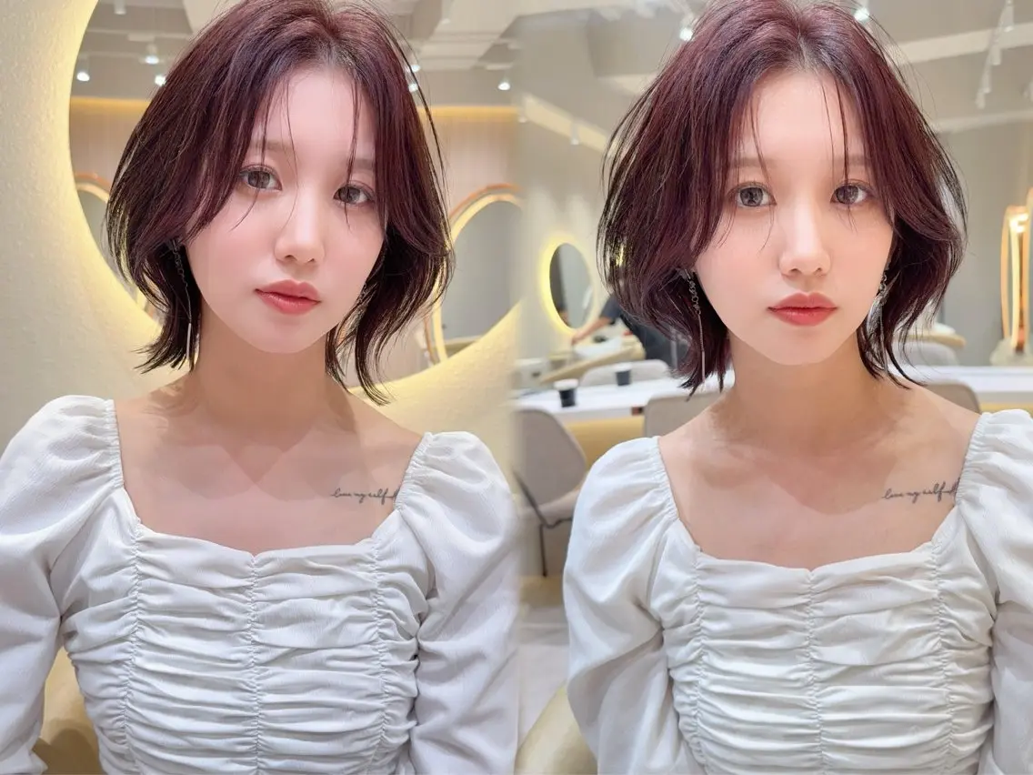 ショート カラー カット ヘアカラー トリートメント 美髪縮毛矯正✨🫧 レイヤー川村利幸のヘアスタイル