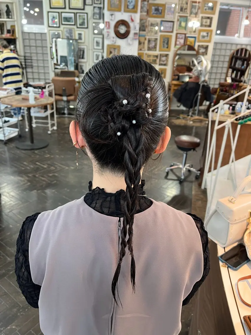 ヘアアレンジ ヘアセット ミホ/ 元町中華街のヘアスタイル