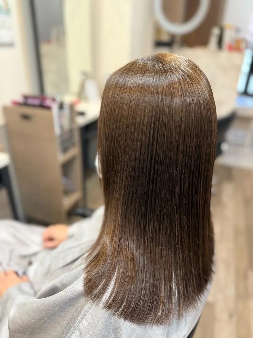 セミロング 縮毛矯正 ☆TAKAMI☆ ☆TAKAMI☆のヘアスタイル