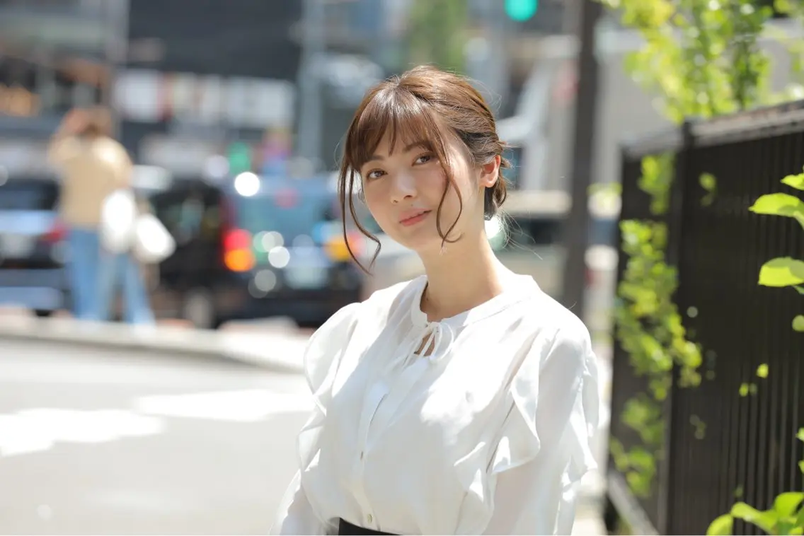 ミディアム ハイライト 髪質改善 小顔カット Endearing 銀座/レイヤーカットのヘアスタイル
