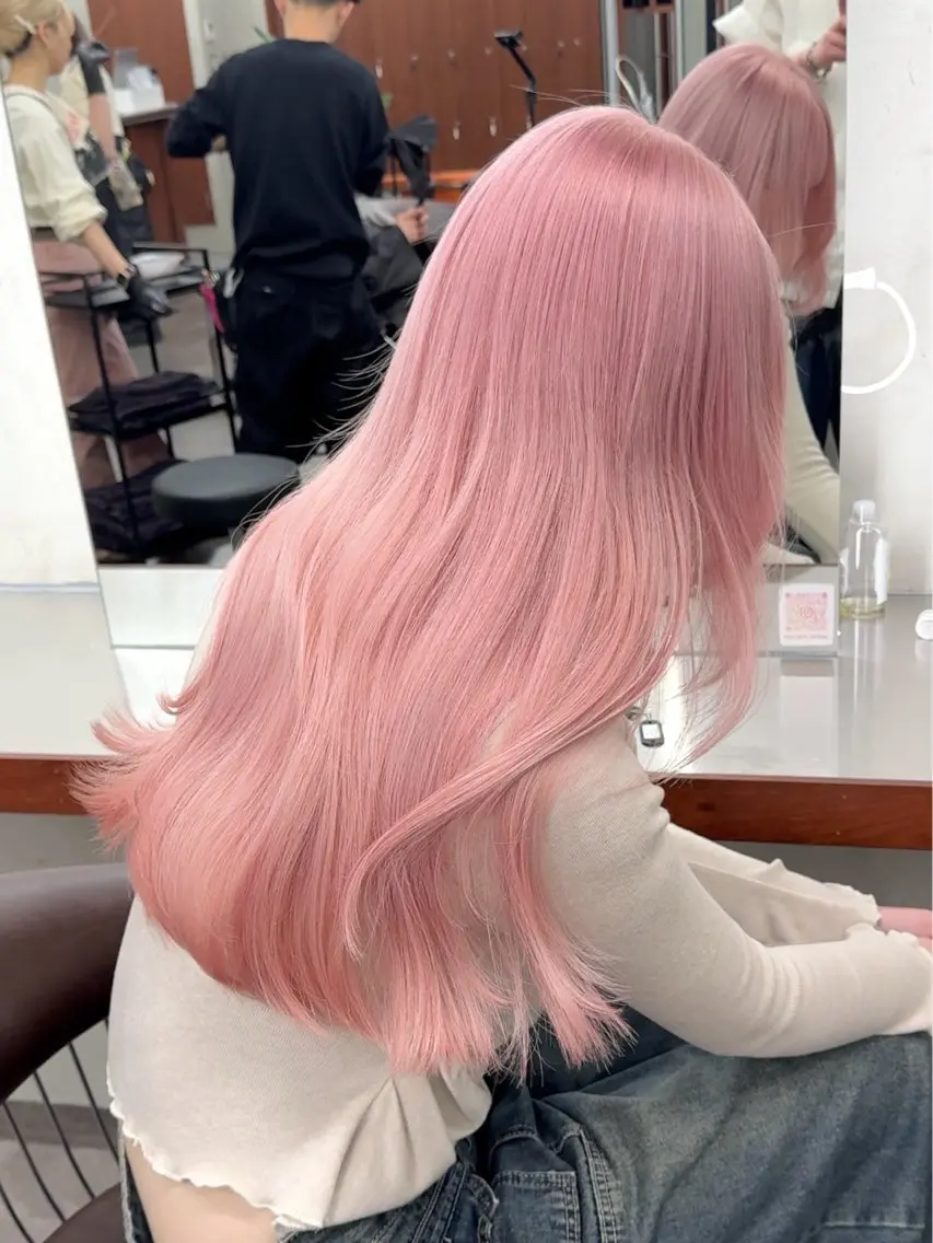 ロング カラー ベージュカラー ブリーチ ケアブリーチ 透明感カラー デザインカラー カット ヘアカラー トリートメント ブリーチ ハイトーン 特化🌈フジタハルキのヘアスタイル