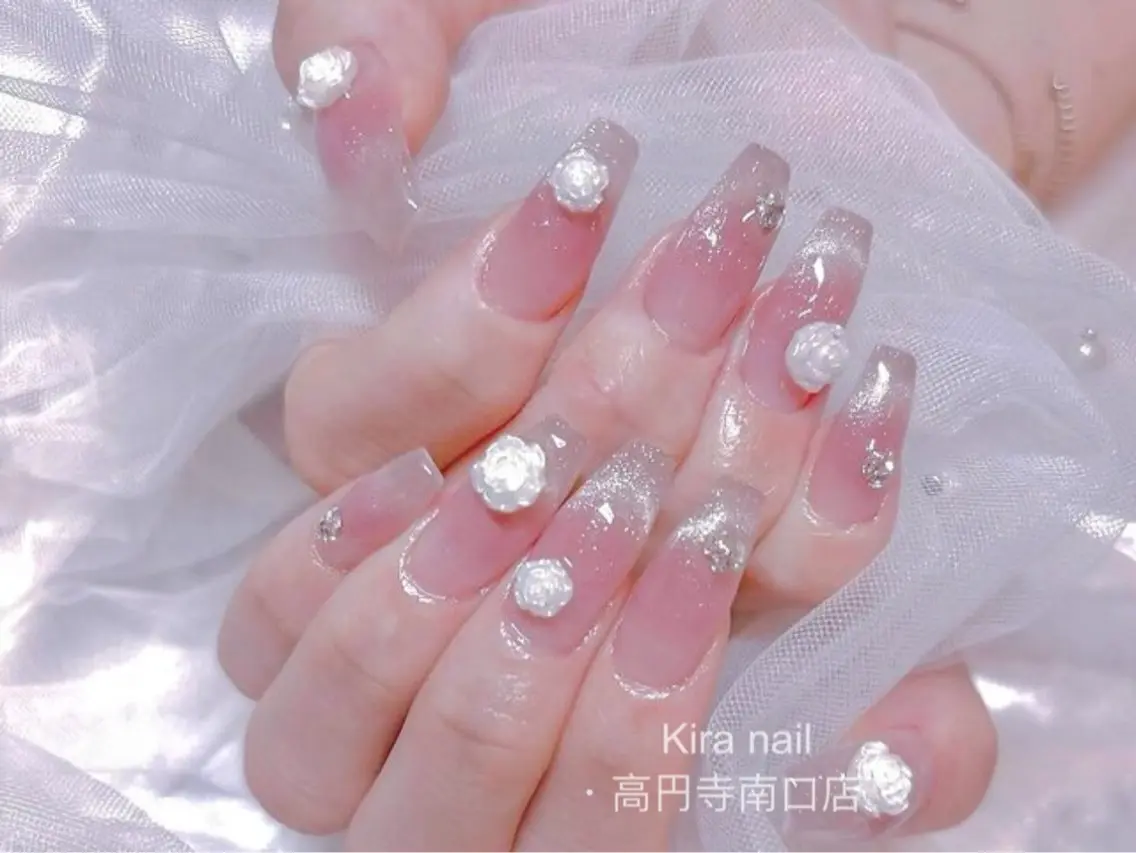 ロング Kiranail 高円寺南口店のネイルデザイン