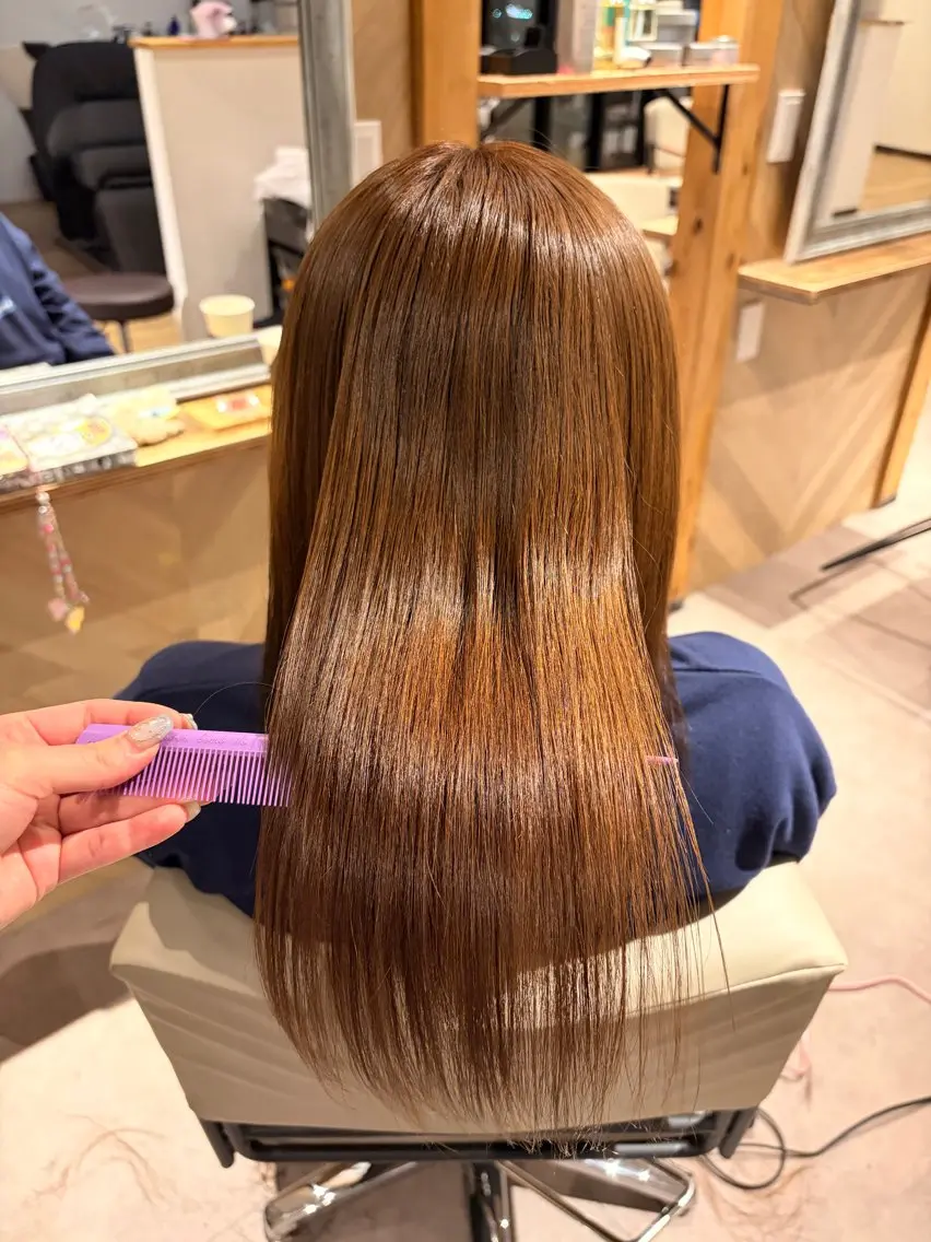 ロング トリートメント カット トリートメント 艶髪カラー🤍ྀི MISAKI🩷ྀིのヘアスタイル