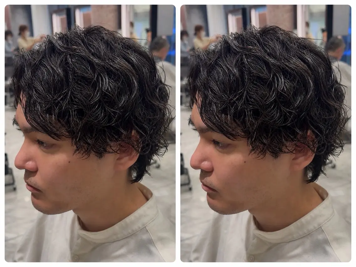 ショート メンズ メンズパーマ カット パーマ 💈メンズ特化/ パーマ特化ren✂️のヘアスタイル