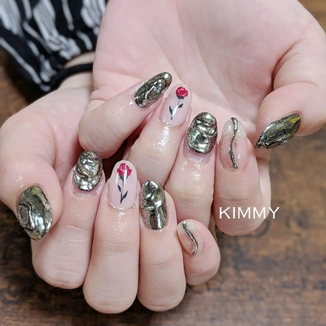ネイル ハンドネイル kimmy nailsのネイルデザイン