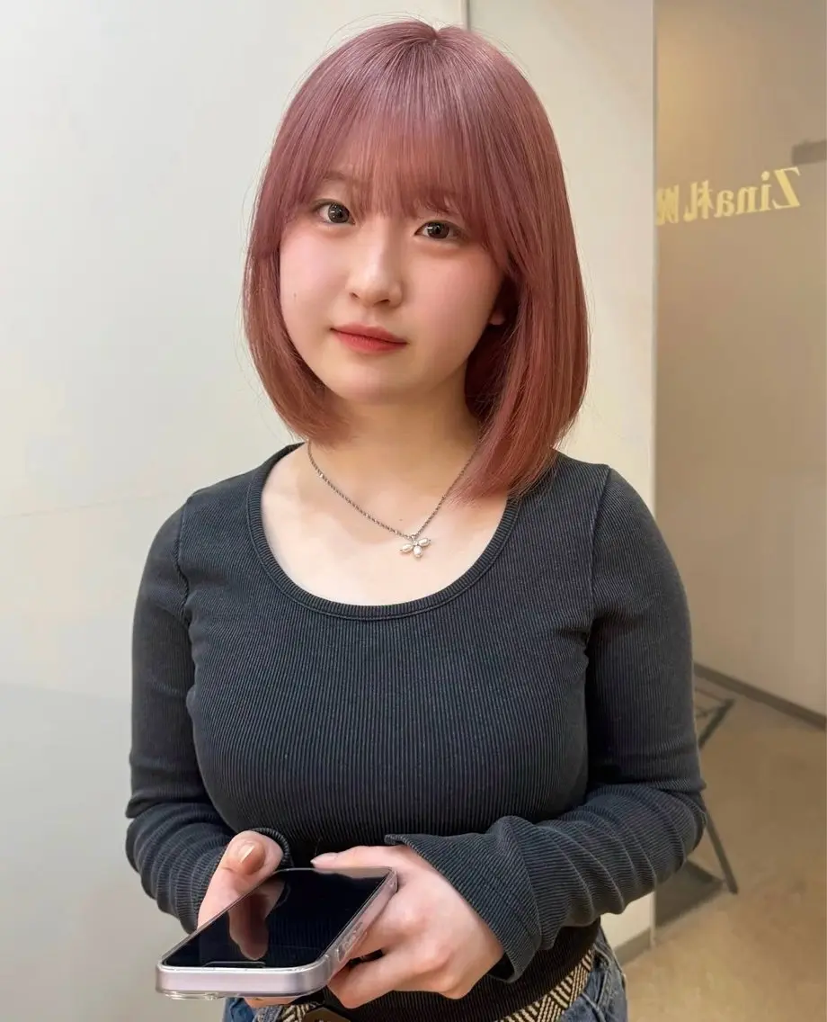 ミディアム カラー 髪質改善/札幌/大通 店長 ヨシカワアツシのヘアスタイル