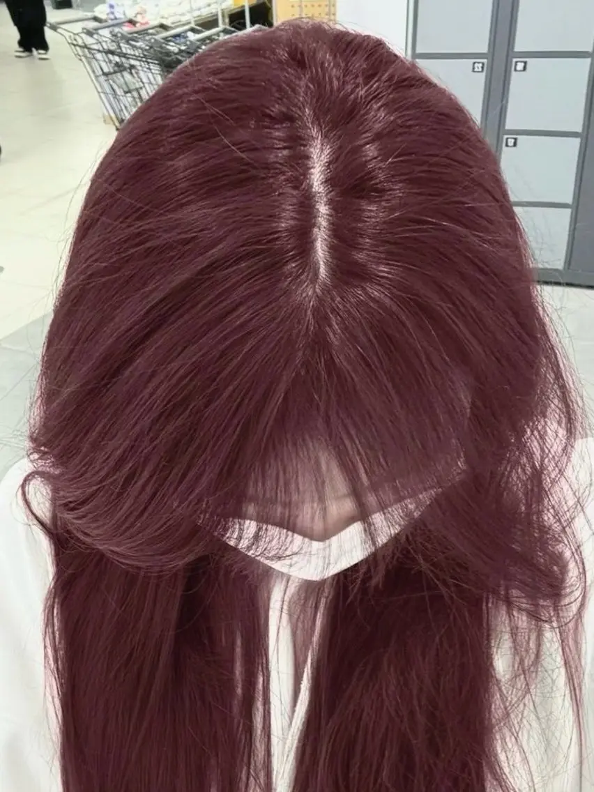 セミロング カラー ヘアカラー トリートメント ヘッドスパ 艶モテ・韓国スタイル 🤍りんのヘアスタイル