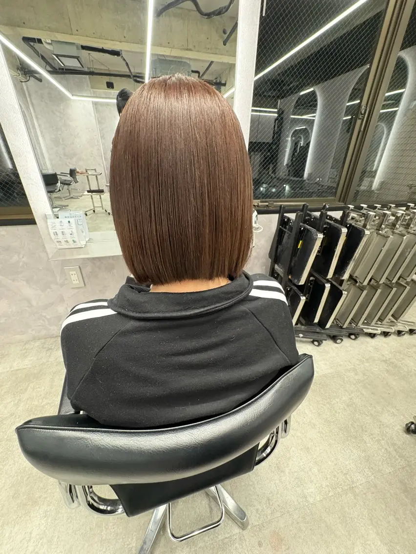 カラー ブラウンカラー misaki /ハイトーンカラーのヘアスタイル