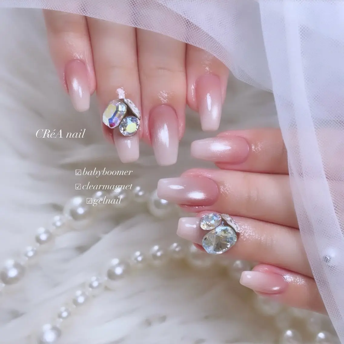 ネイル ジェルネイル ワンホンネイル ハンドネイル CReA nailのネイルデザイン