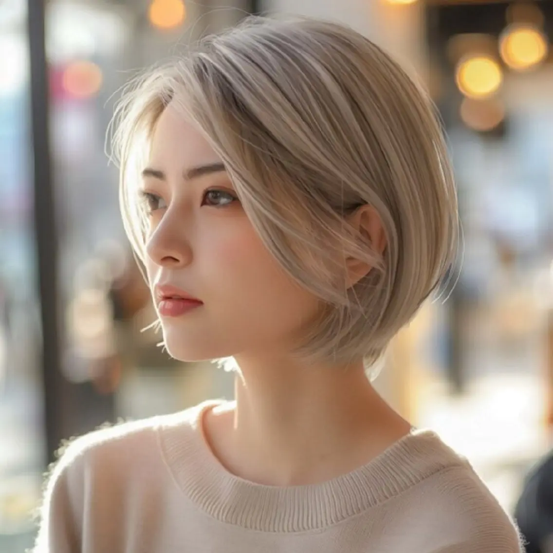 カラー ショート schwarz  黒森一馬のヘアスタイル