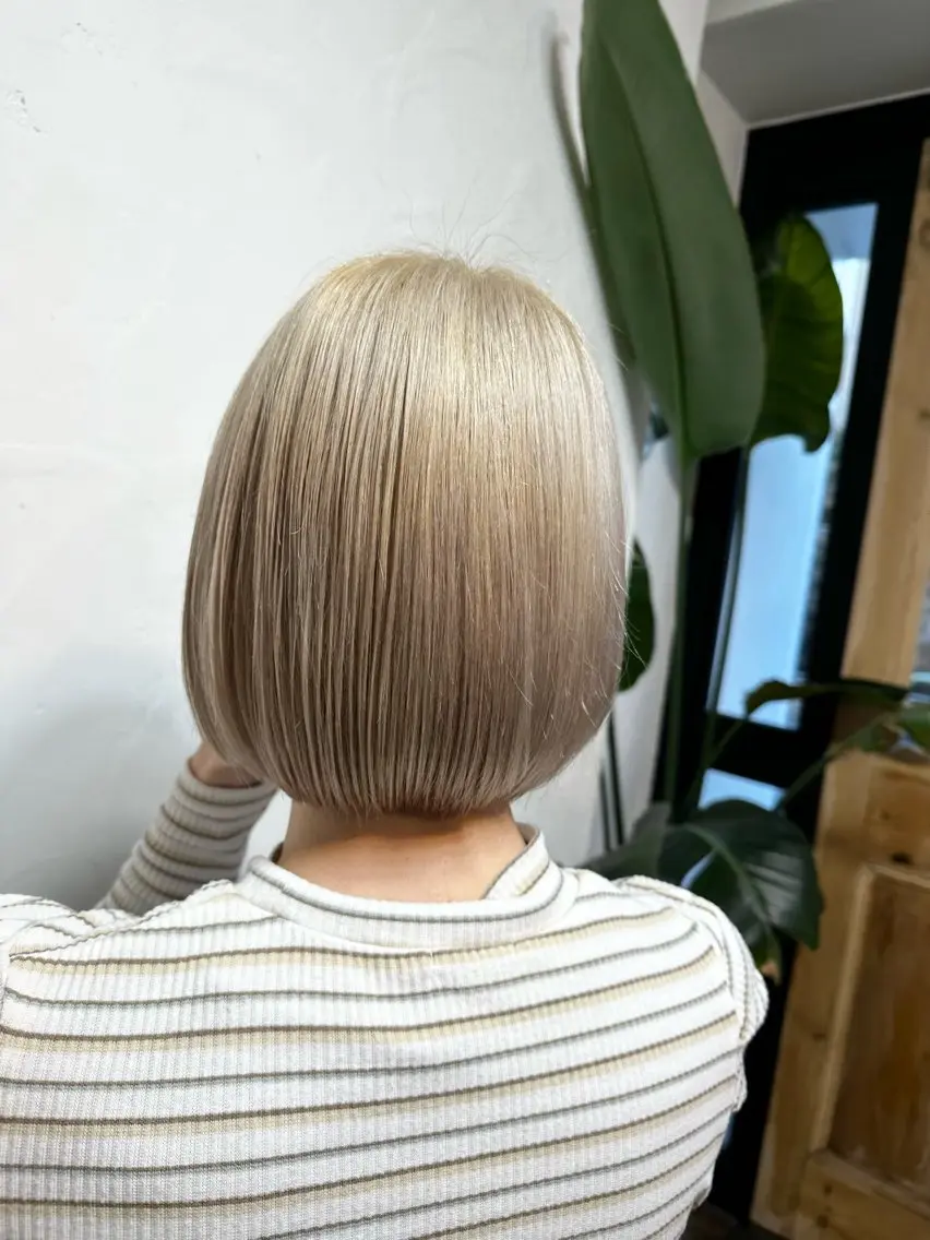 カラー ベージュカラー ホワイトベージュ ✨透明感カラー🌱 上村 舜のヘアスタイル