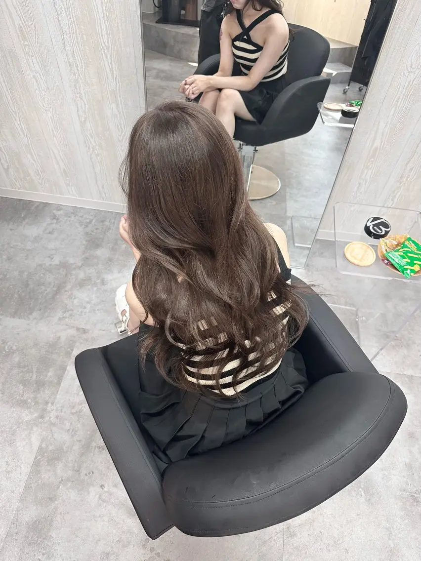 ロング ヘアカラー 店長 こうすけのヘアスタイル