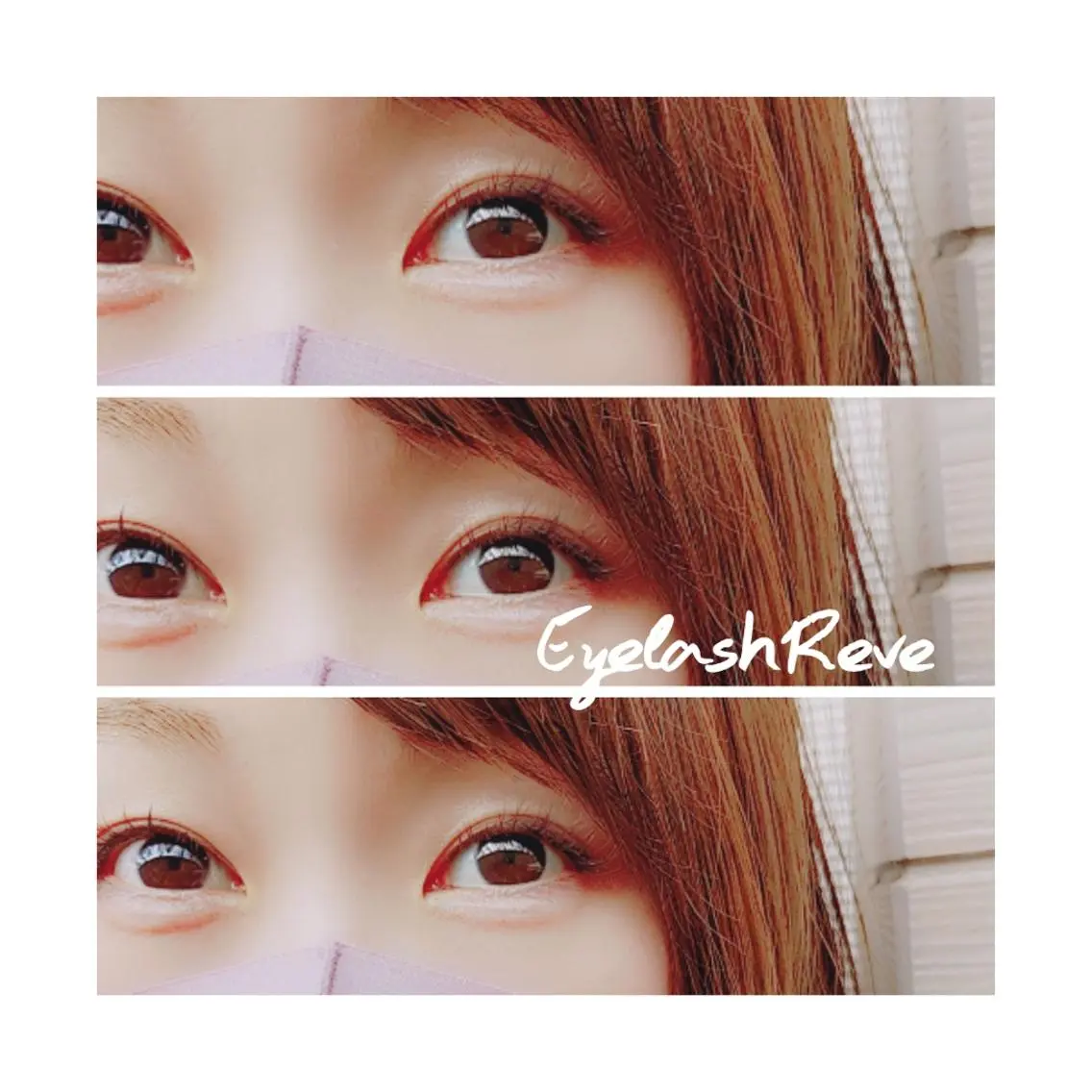 マツエク・マツパ カラーマツエク フラットラッシュ ナチュラル Eyelash Reveのマツエク・マツパデザイン