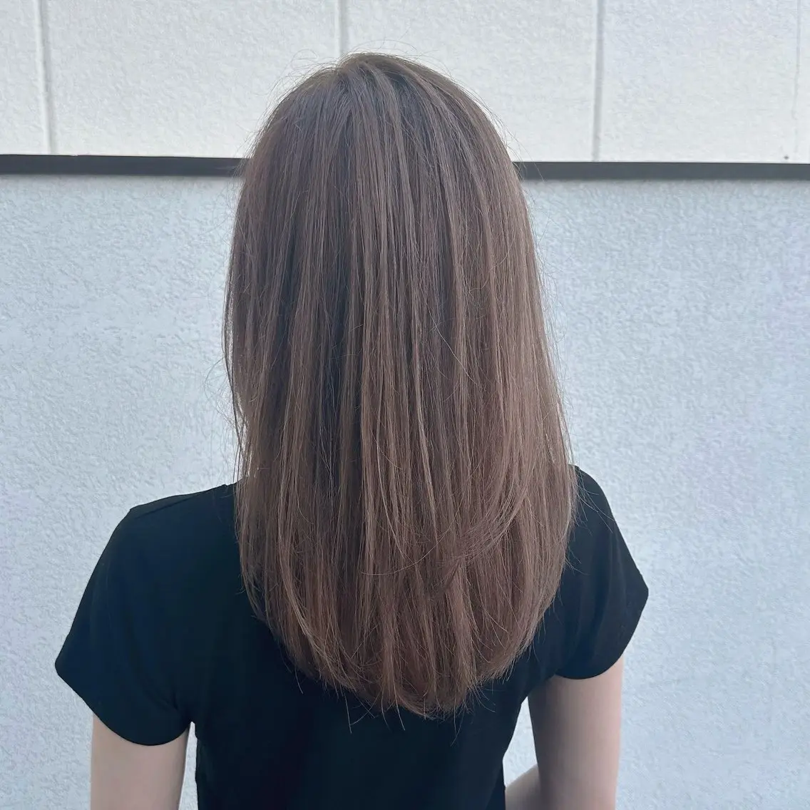 セミロング カラー トリートメント 飯田 智也のヘアスタイル