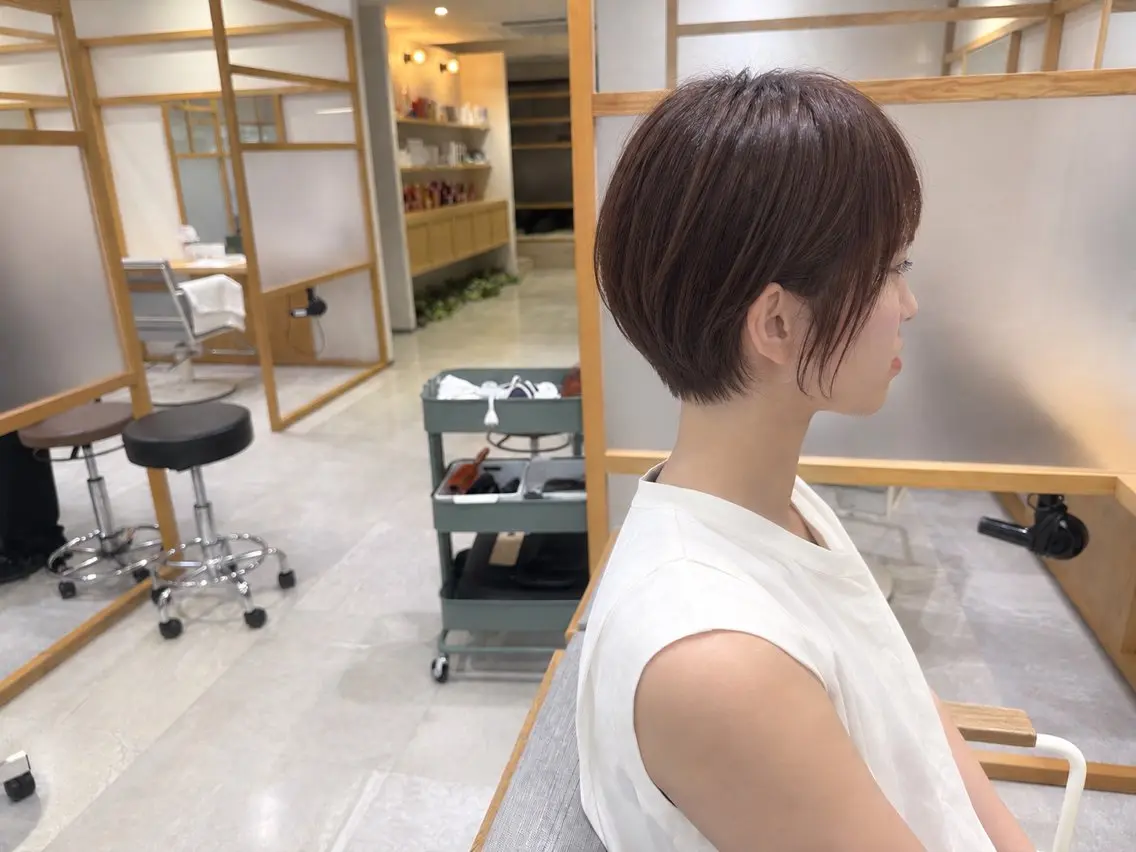 ショート spinhair荻野 莉帆のヘアスタイル