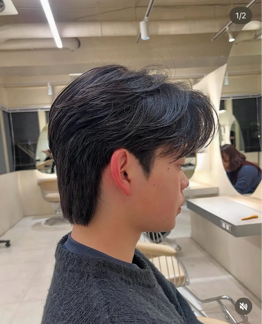 パーマ メンズ パーマ 重松 丈博のヘアスタイル