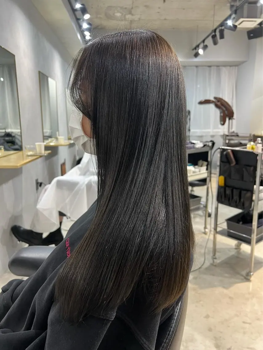 ロング カラー ブリーチ 透明感カラー ダブルカラー ブリーチなしカラー 🌀ショートカット ／ 齋藤大貴🌀のヘアスタイル