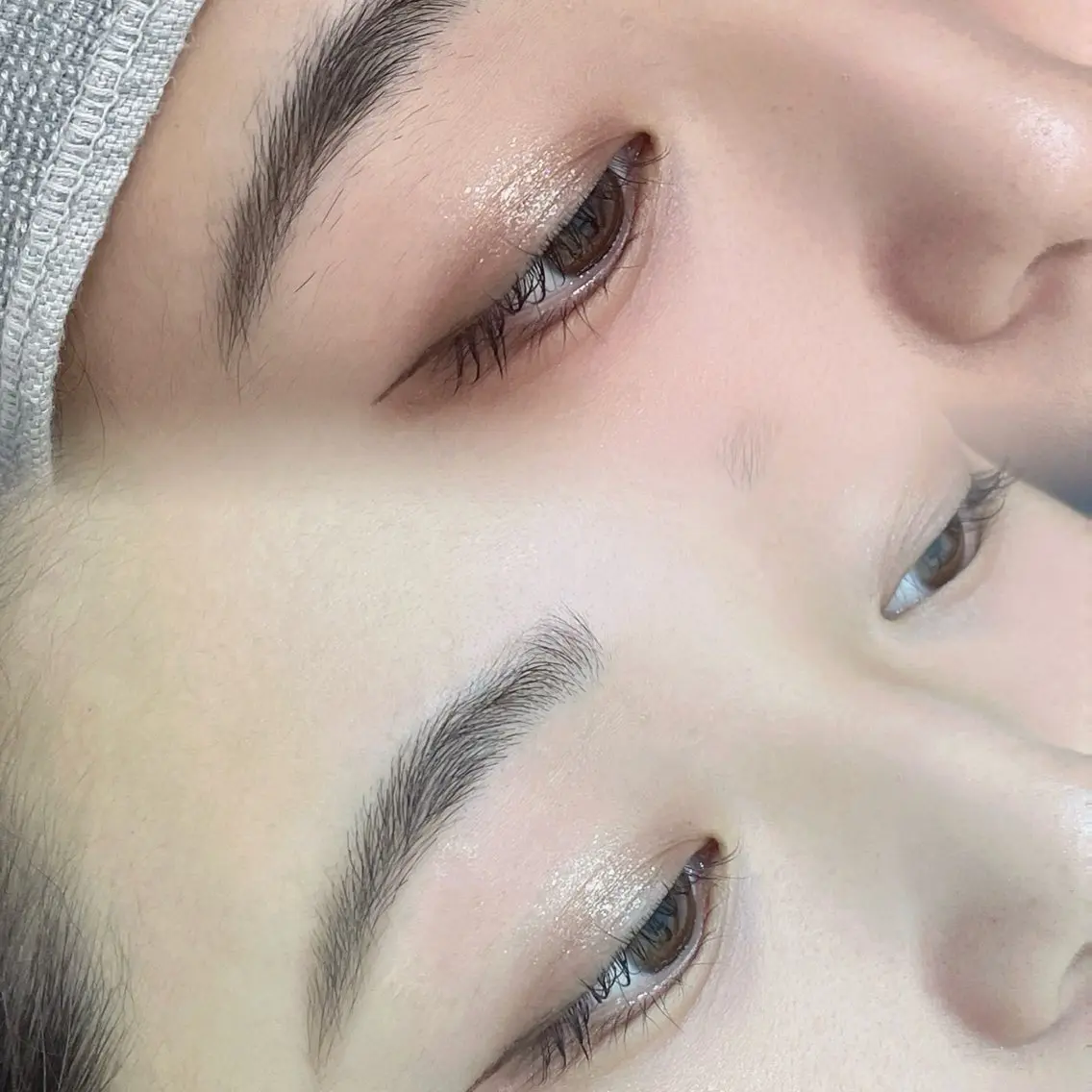 アイブロウ マキノ キョウカのヘアスタイル