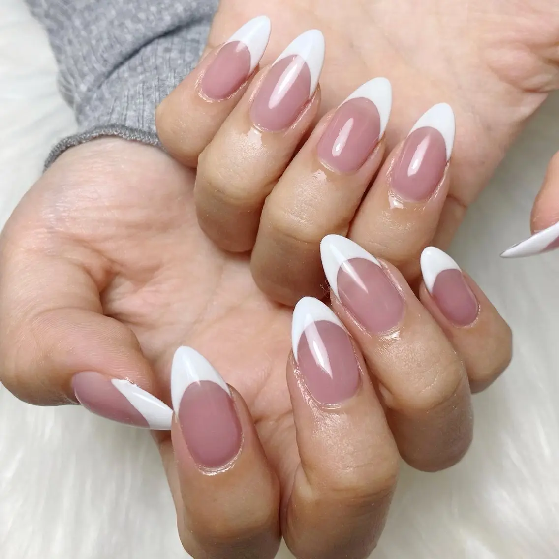 ネイル ブルー 長さ出し フットネイル フレンチネイル グラデーション 🌷yui ネイル🌷のネイルデザイン