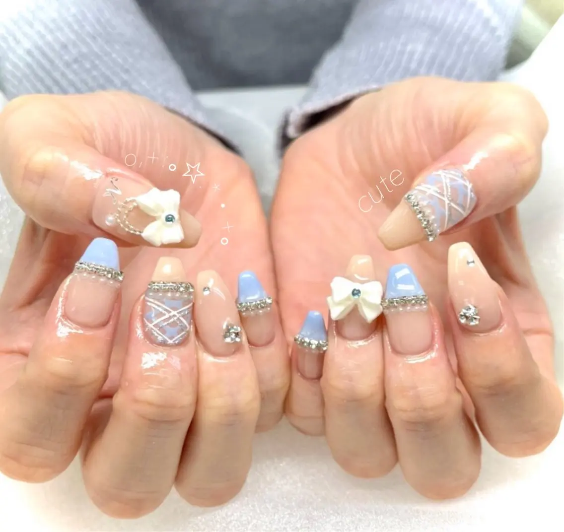 ネイル ハンドネイル Bianca🎀 ONODERAのネイルデザイン