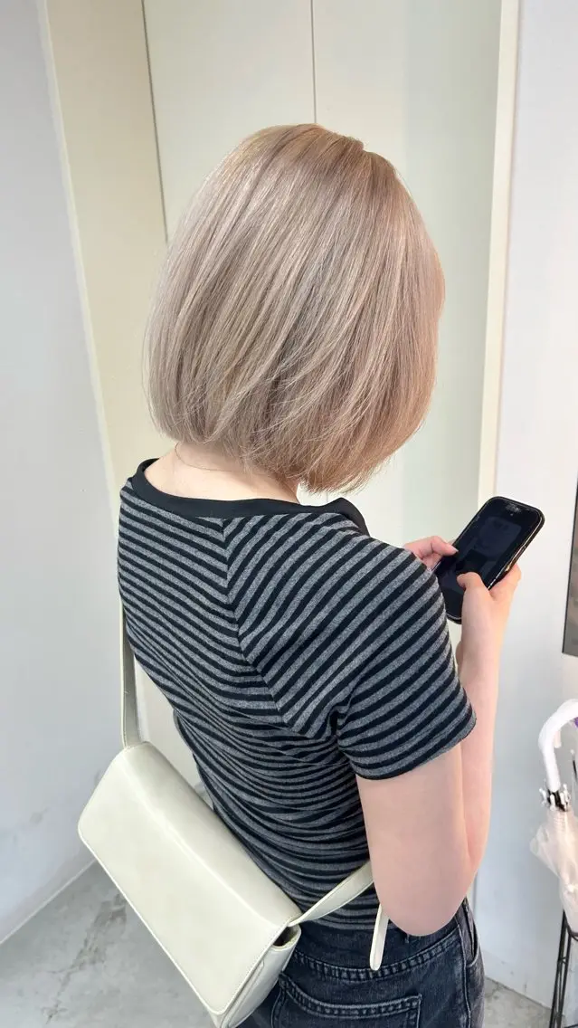 カラー ヘアカラー トリートメント GiseL ハイトー ンSa_ya🎀のヘアスタイル