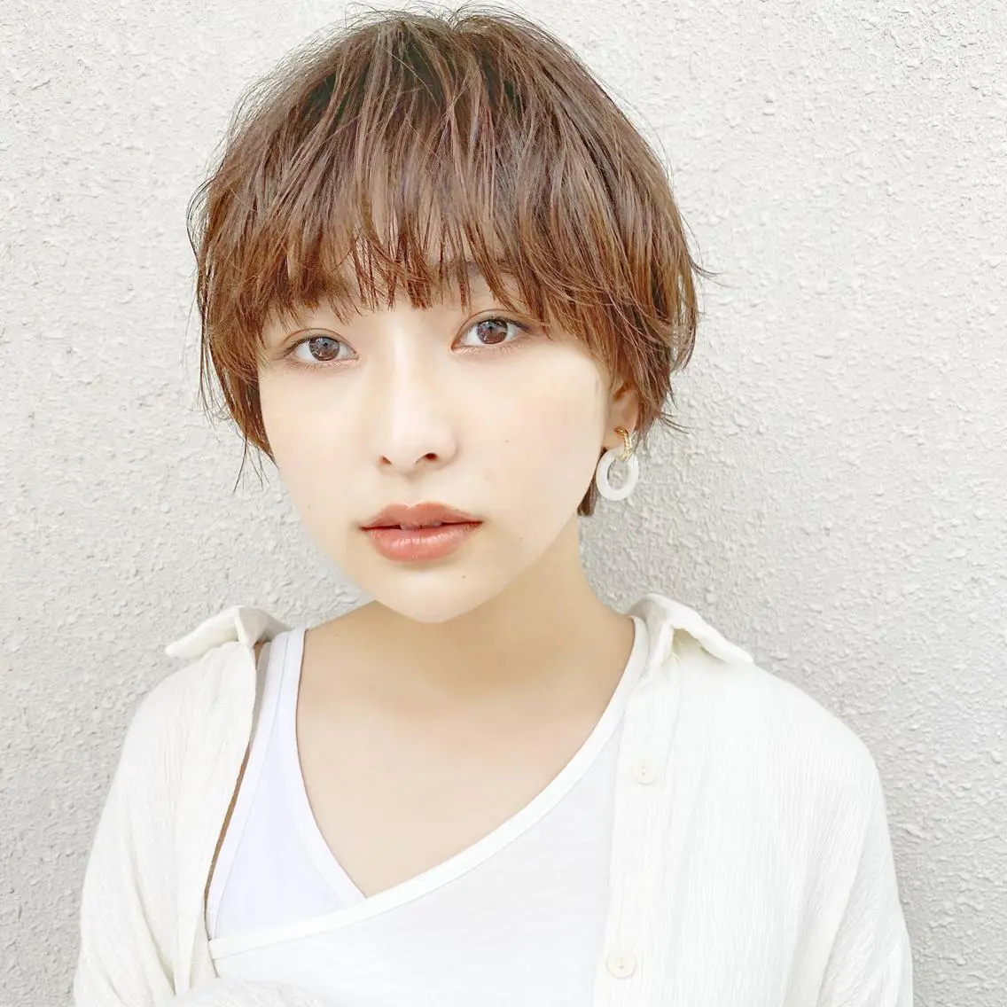 ショート カラー パーマ KONOMI スタイリストのヘアスタイル