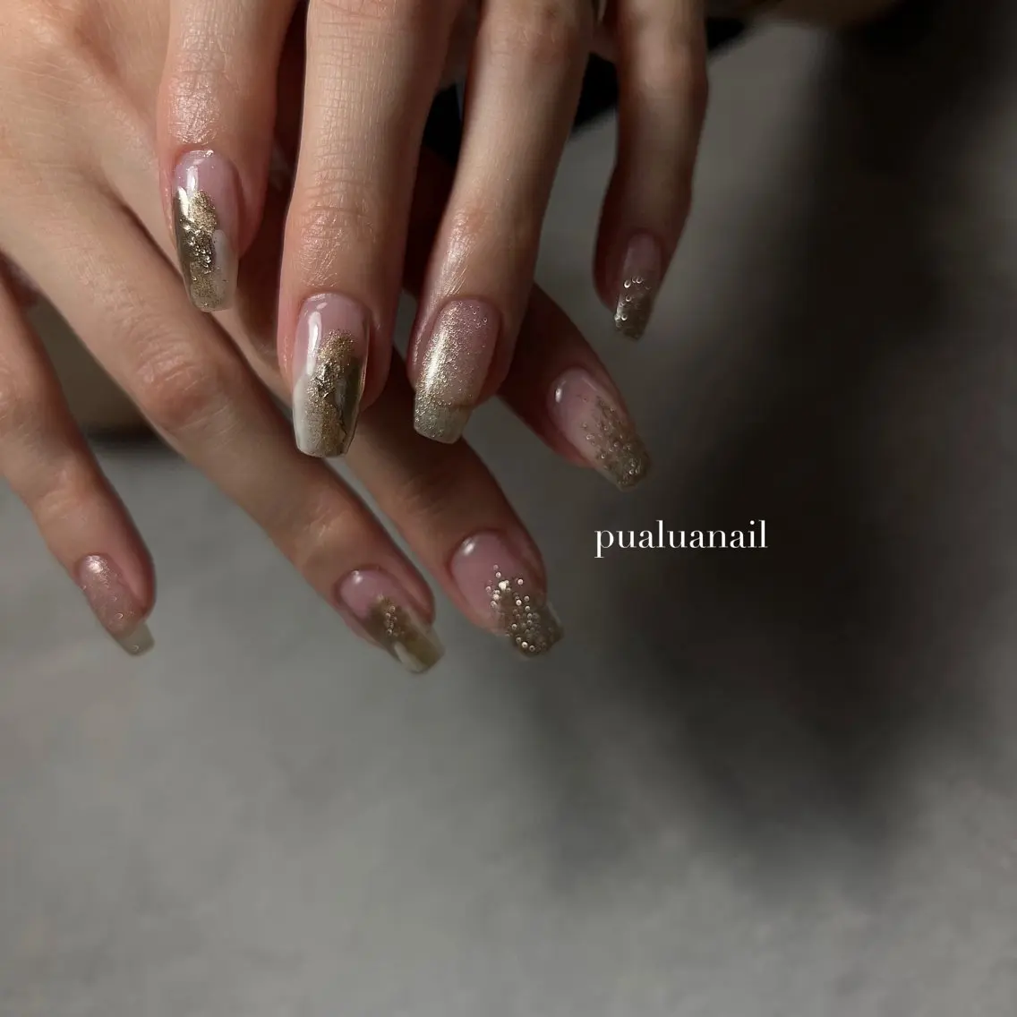 ネイル ニュアンスネイル ハンドネイル pualua miharuのネイルデザイン