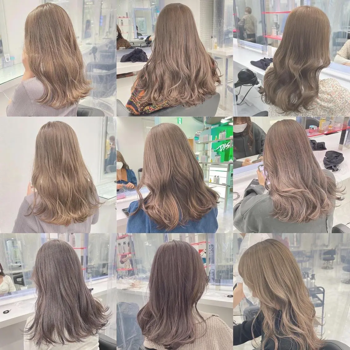 ロング カラー センターパート特化 井上健太のヘアスタイル