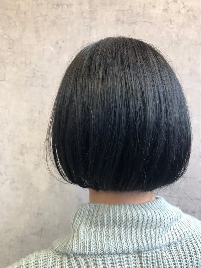 ショート カラー ボブ トリートメント 高島 梨瑚のヘアスタイル