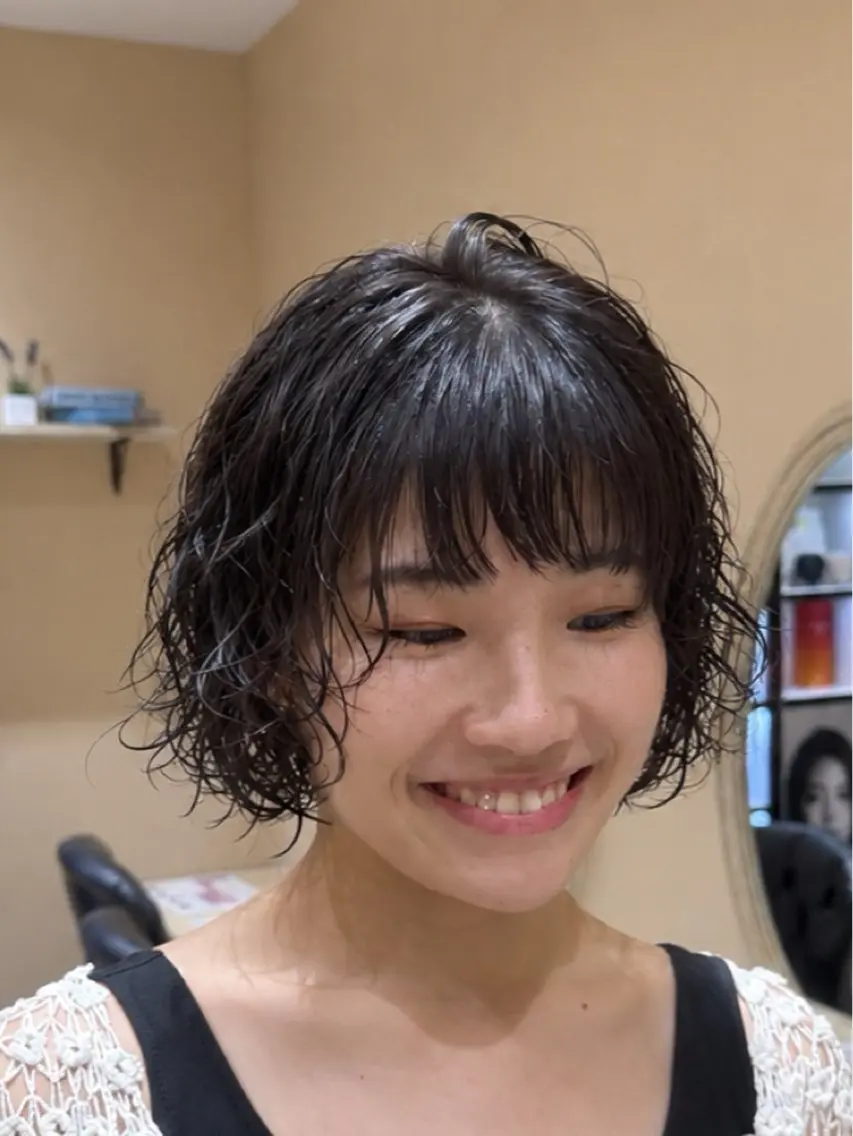 ショート パーマ kokono｡ / AFLOAT🫧のヘアスタイル