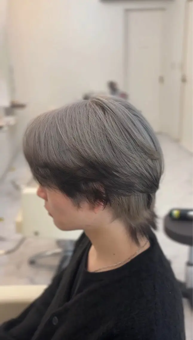 メンズ ヘアカラー ))ブリーチ特化(( 渡邉 怜のヘアスタイル