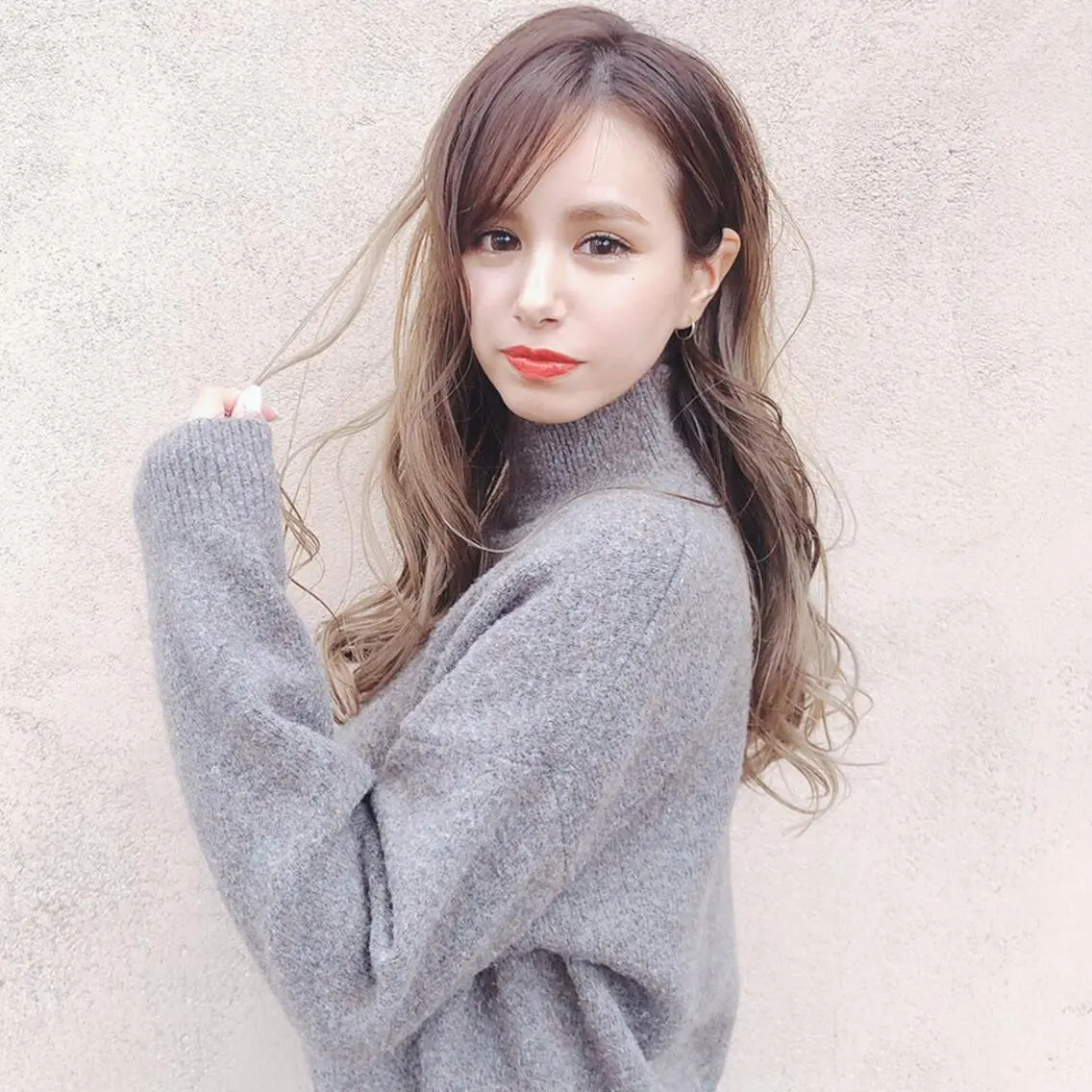 セミロング カラー パーマ ヘアアレンジ カット トリートメント 【tejina】 ochiのヘアスタイル