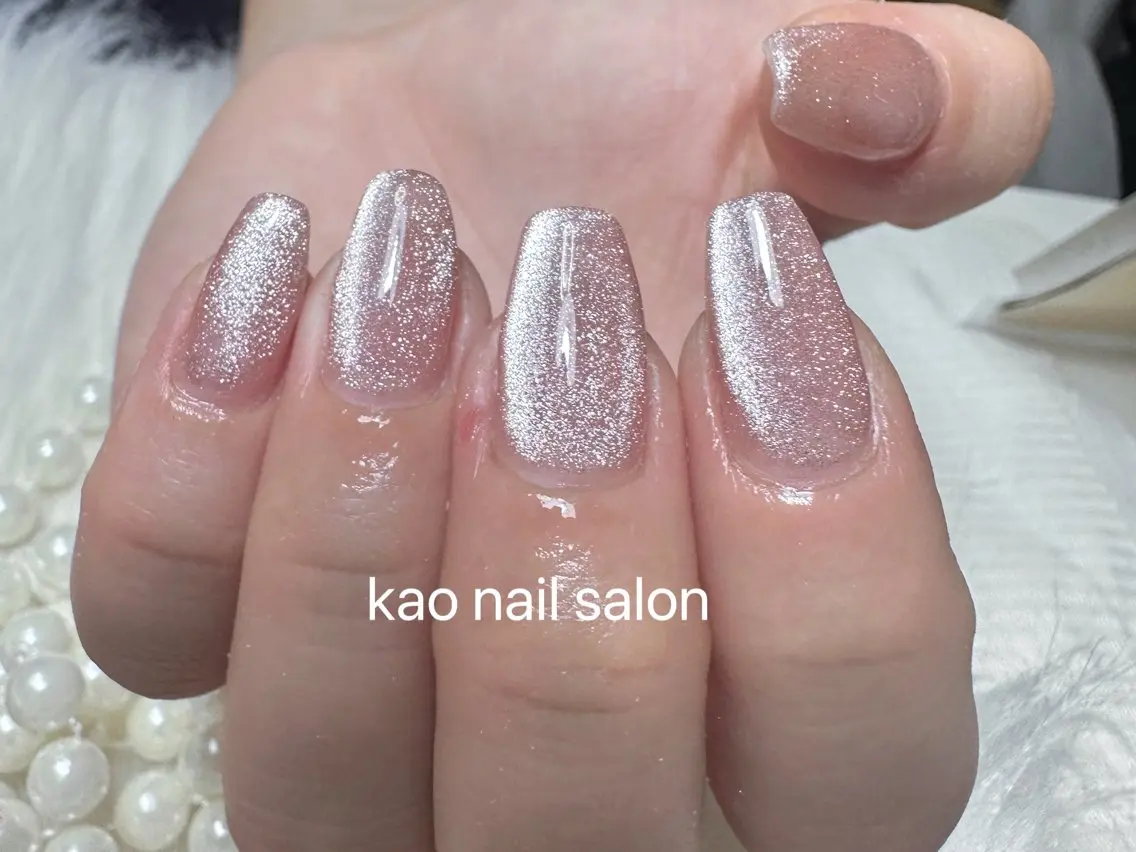 ネイル ハンドネイル kao nail マグネット/長さだしのネイルデザイン