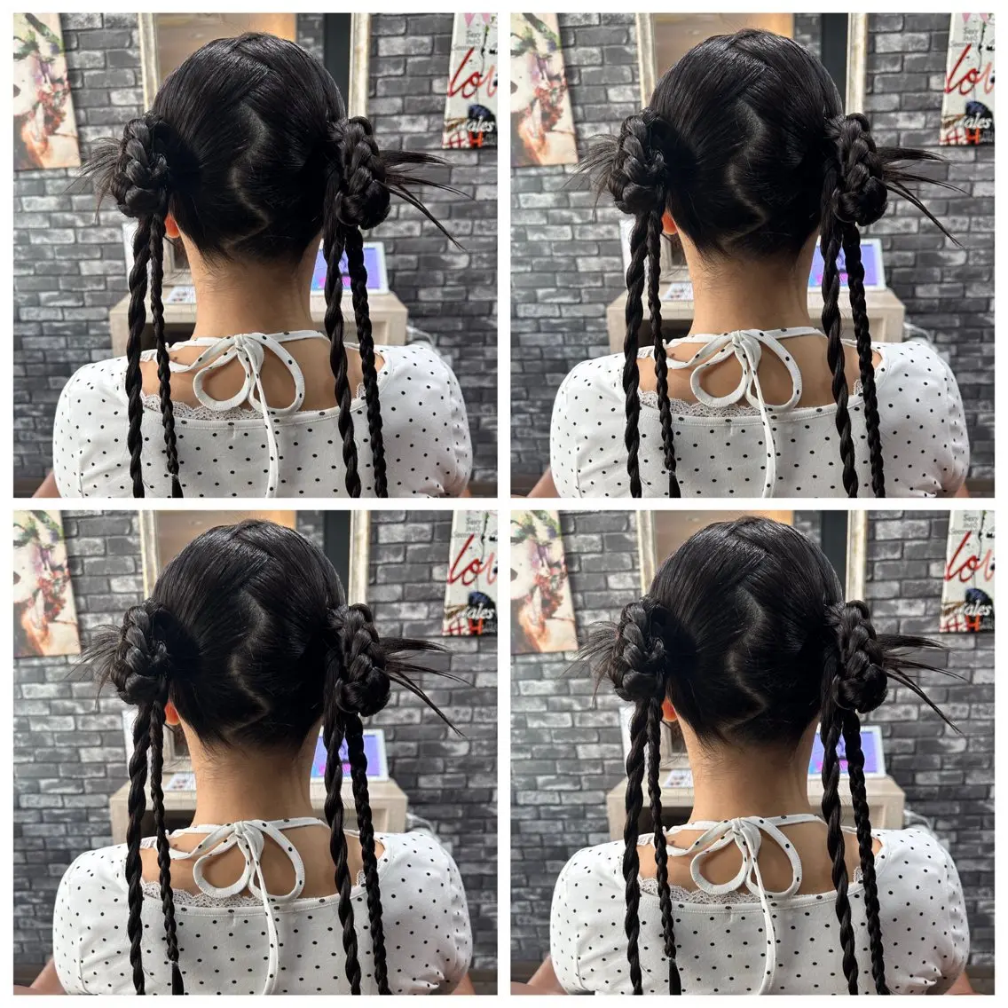 セミロング ヘアアレンジ ヘアセット 🎀推し活ヘアー🎀 Yuuna🐰💖のヘアスタイル