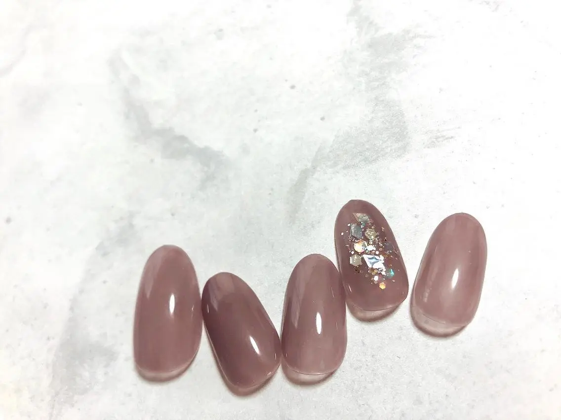 ネイル オフィスネイル シンプルネイル mogunail &blowのネイルデザイン