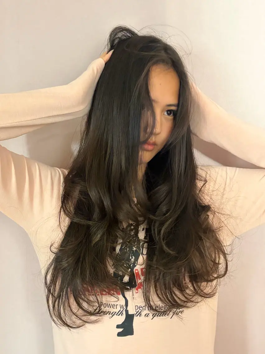 ロング ボブ&寒色🎐ᩚ 短髪 COCOROのヘアスタイル