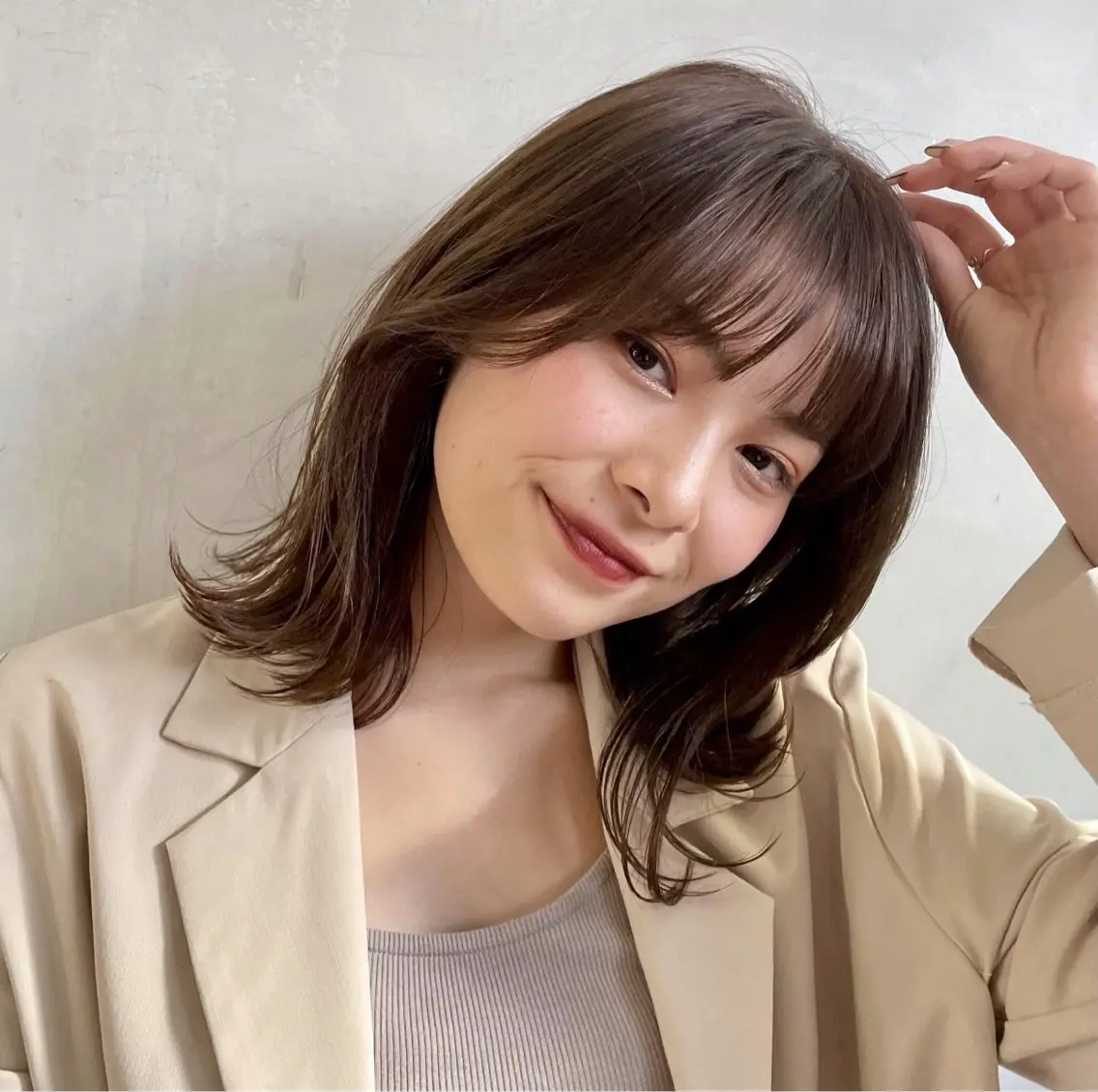 ミディアム SEIYA🫧|韓国 ヘア•レイヤーカットのヘアスタイル