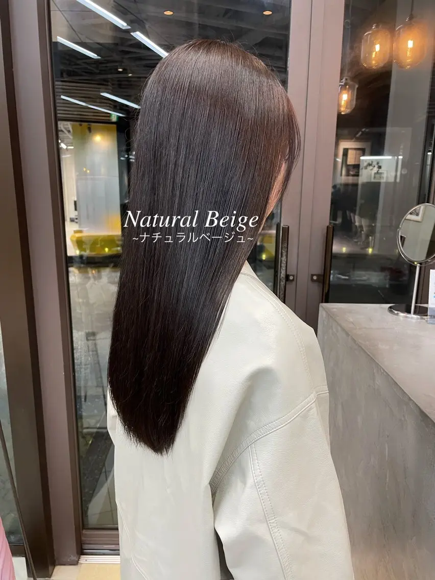 ロング カラー ベージュカラー ヘアカラー トリートメント カットモデル募集中 🤍harunaのヘアスタイル