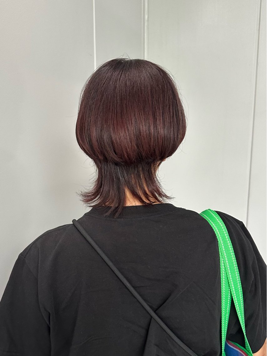 ミディアム カラー レッドカラー カット ヘアカラー トリートメント MEG ✨のヘアスタイル