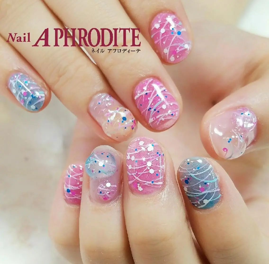 ネイル ヨーヨーネイル Nail Aphroditeのネイルデザイン