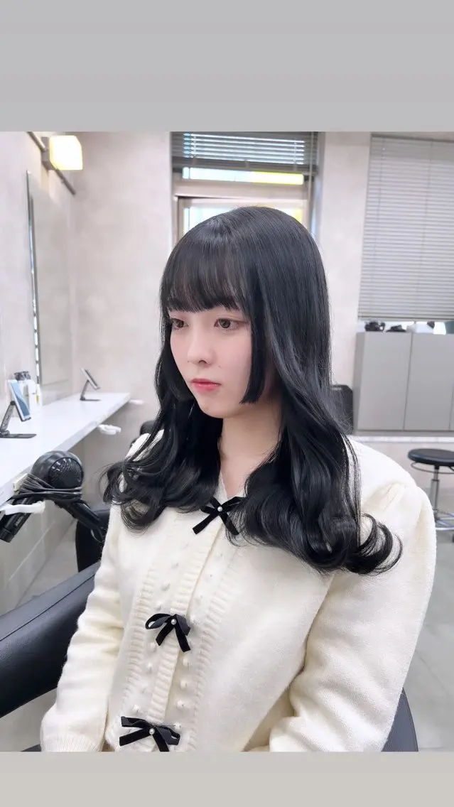 ロング カラー パーマ ヘアアレンジ メンズ 上品＆韓国風 🥀海心🥀のヘアスタイル