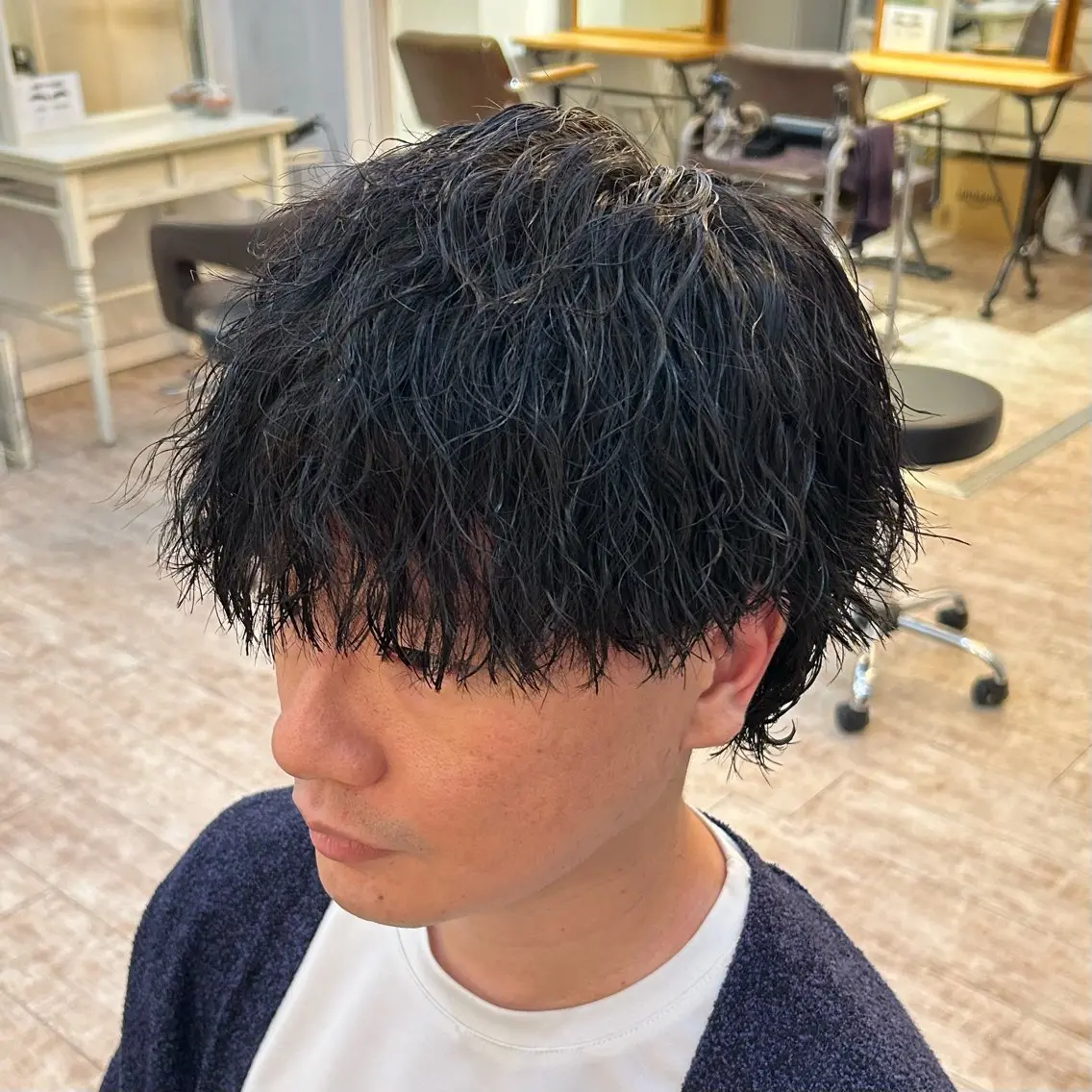 パーマ メンズ ボブ／ミニボブ ❣️マナミのヘアスタイル