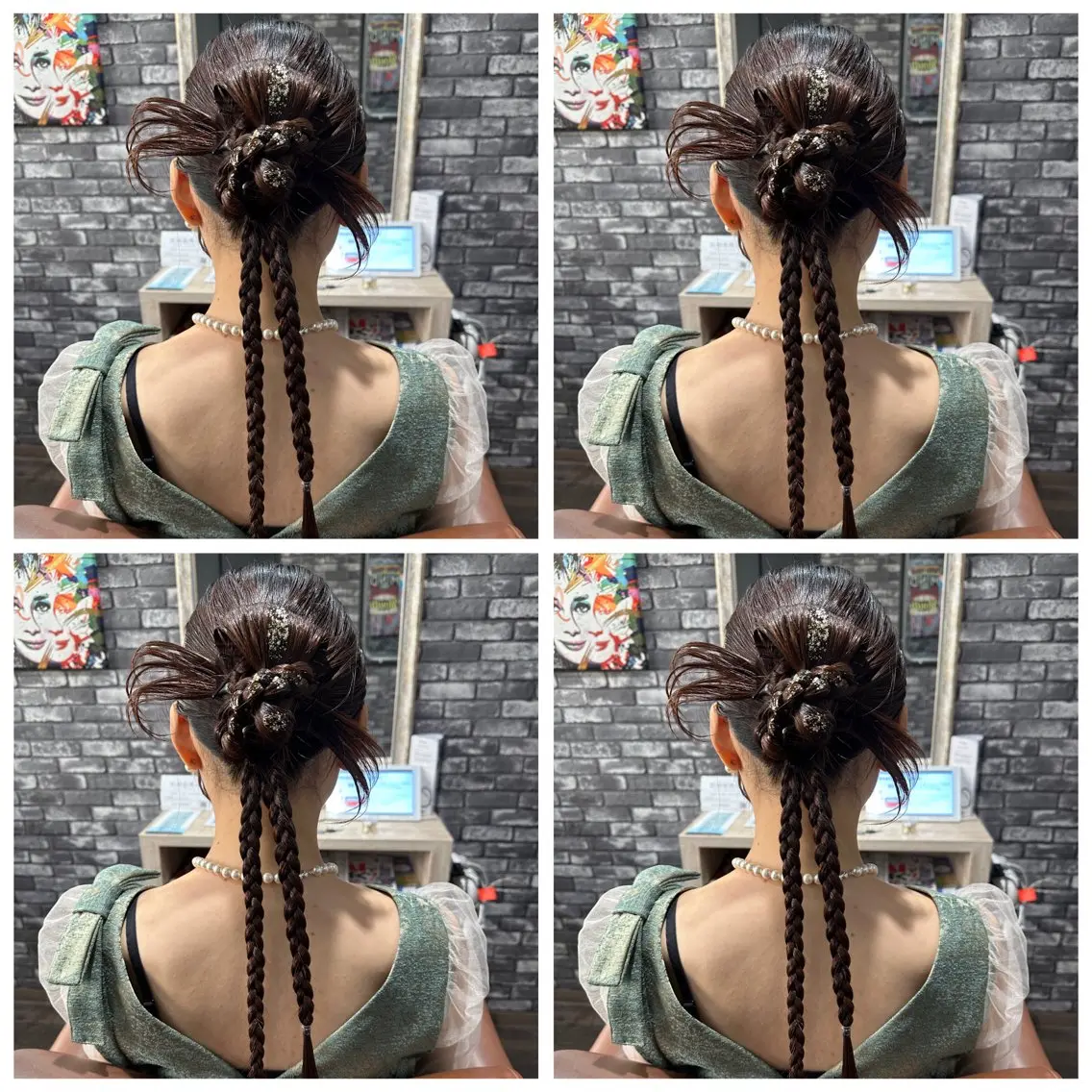 セミロング ヘアアレンジ ヘアセット 🎀推し活ヘアー🎀 Yuuna🐰💖のヘアスタイル